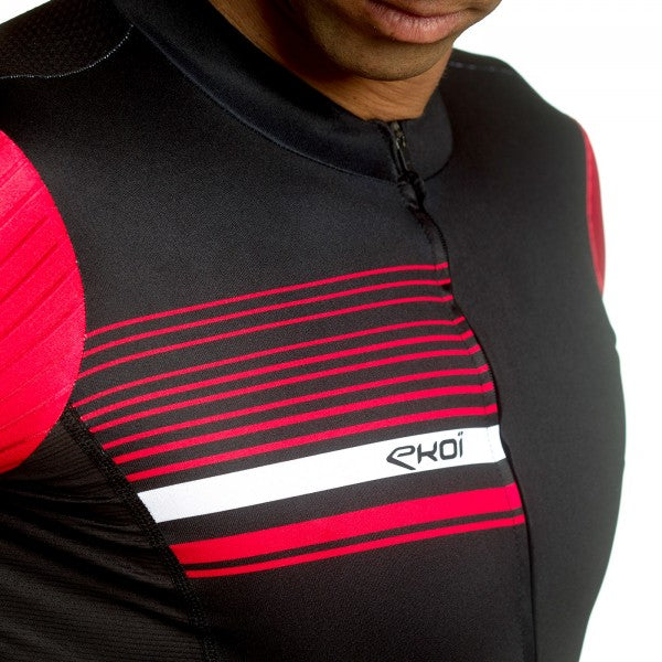 Tricota de Verano EKOI AERO LINE Negro Rouge