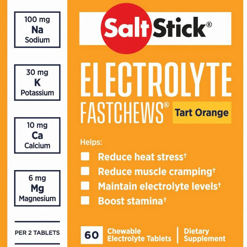 SALTSTICK - Tabletas de Sal Masticables | Orange CAP 60