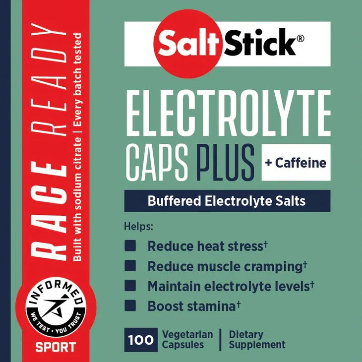 SALTSTICK - Cápsulas de Sal Plus (con cafeína) CAP 100