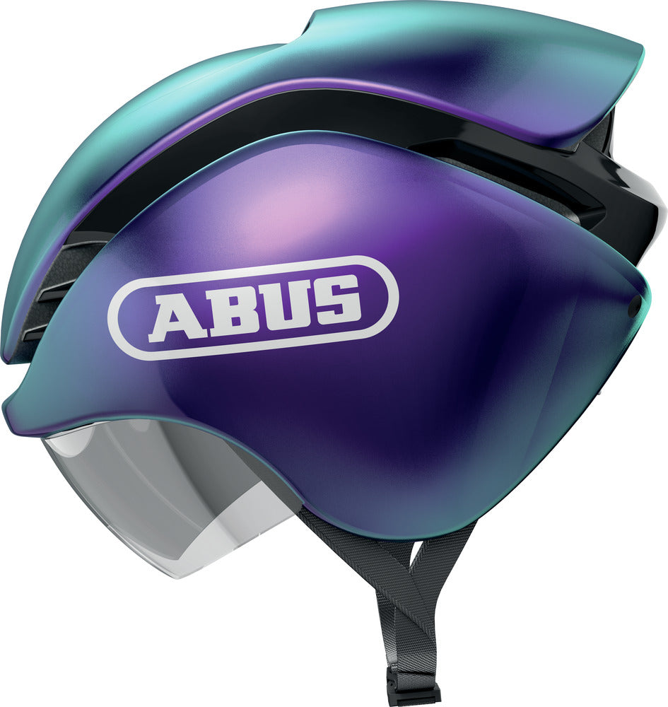 Casco ABUS Powerdome Mips Flip Flop Purple Talla M