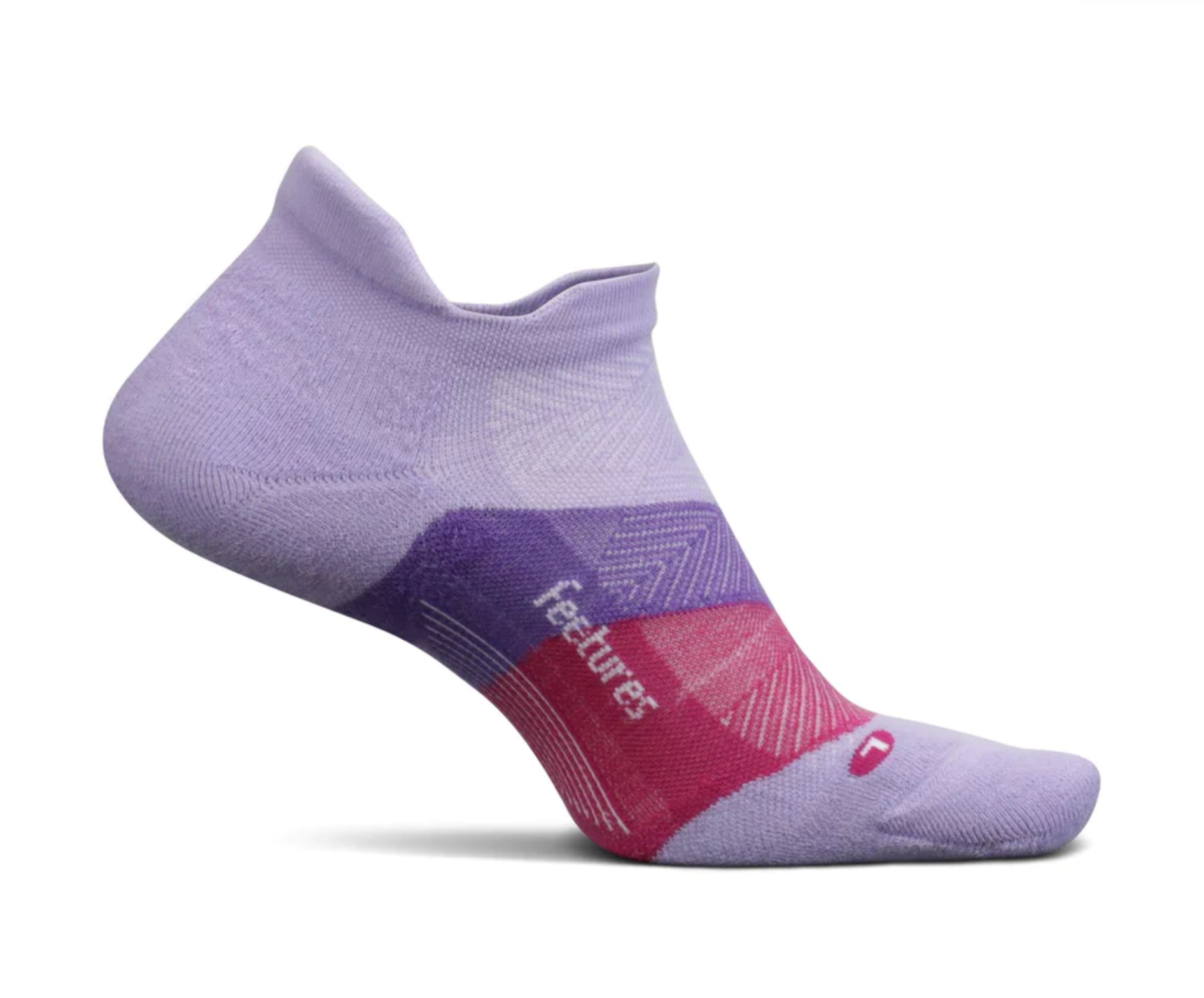 Elite Ultra Light Cushion No Show Tab - Lace Up Lavender - Feetures