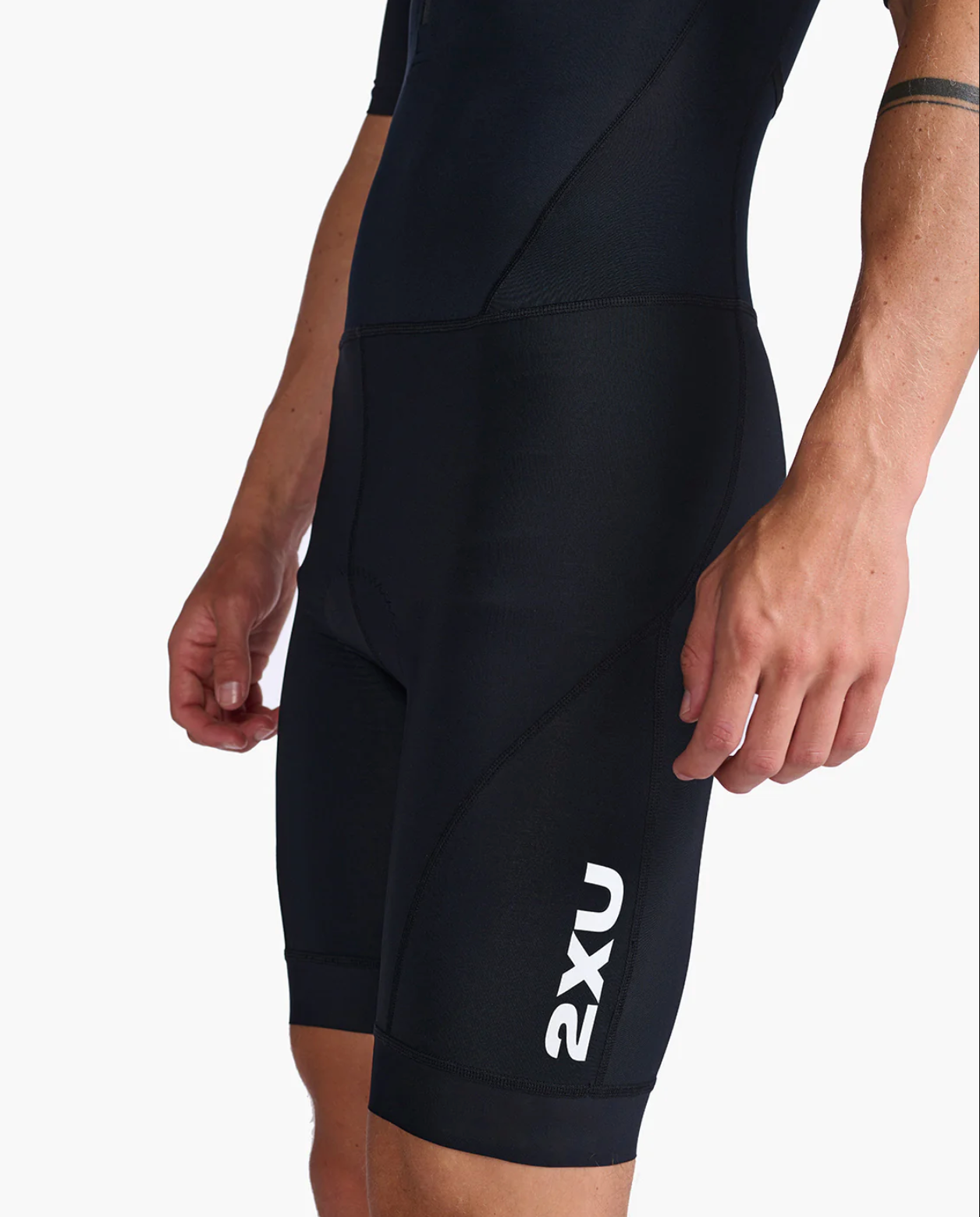 Trisuit Hombre Core Sleeved - Black/White - 2XU