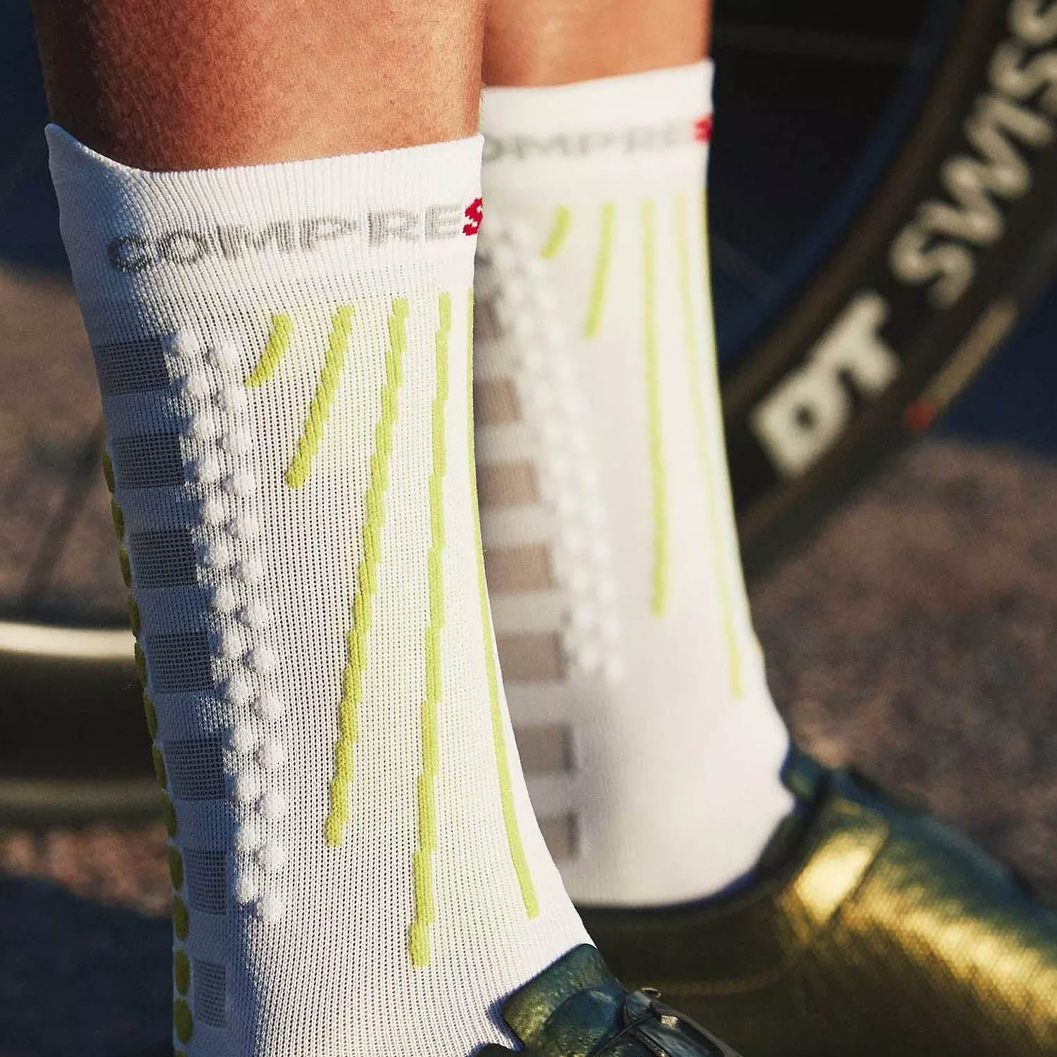 Aero Socks White Lime