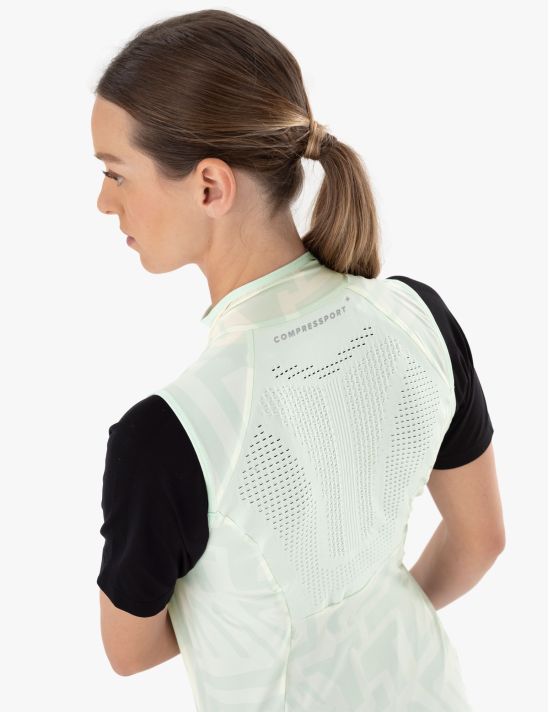 Hurricane Windproof Vest W Sugar Swizzle/Ice Flow/Safety Yellow