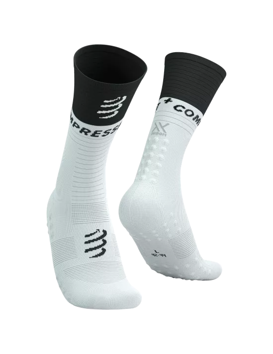 Mid Compression Socks V2.0 White/Black