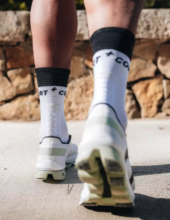 Mid Compression Socks V2.0 White/Black