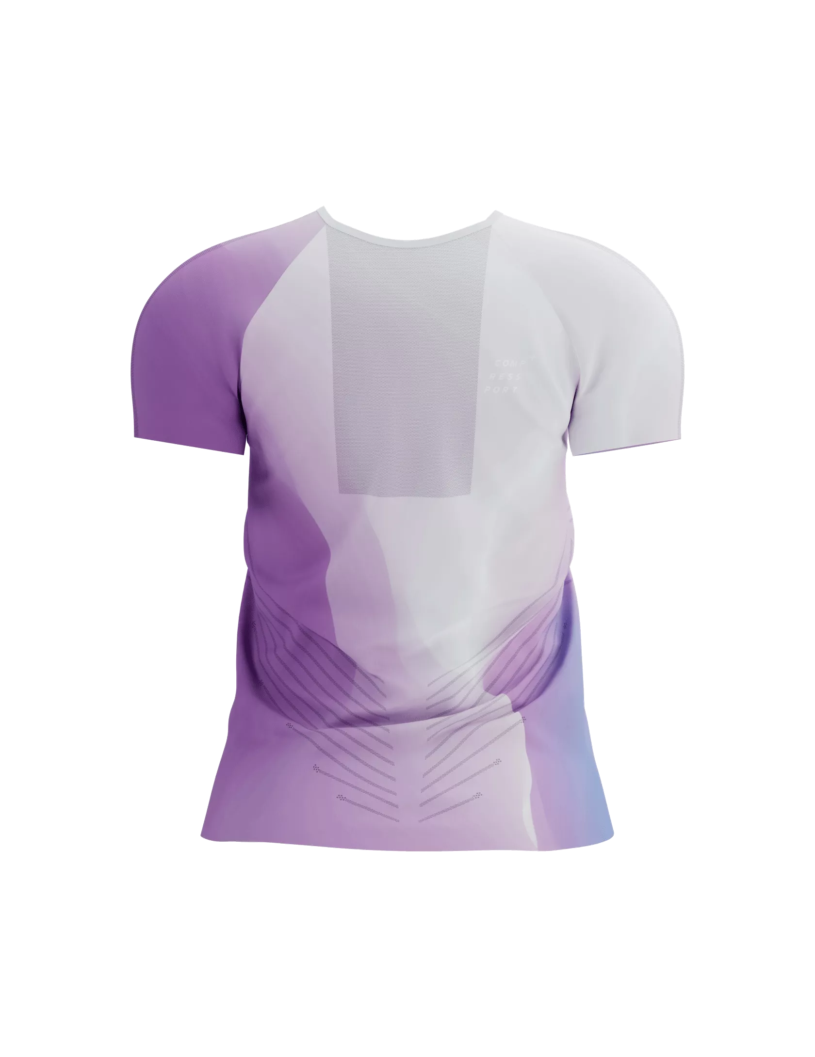 Performance SS Tshirt W Royal Lilac/Lupine White