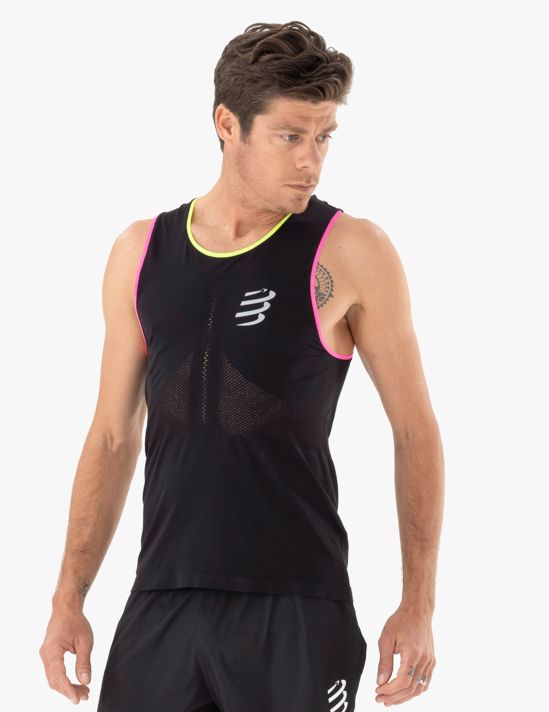 Pro Racing Singlet M Black/Safety Yellow Neon Pink