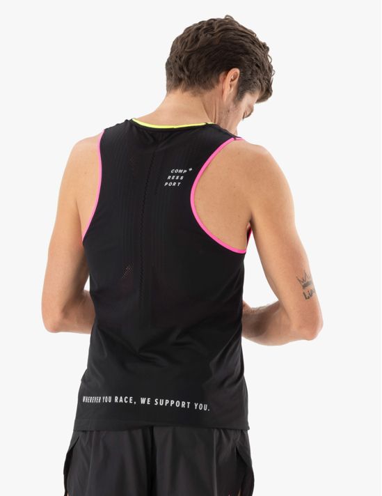 Pro Racing Singlet M Black/Safety Yellow Neon Pink