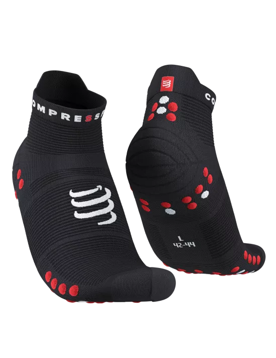 Pro Racing Socks RUN LOW v4.0 Black/Red