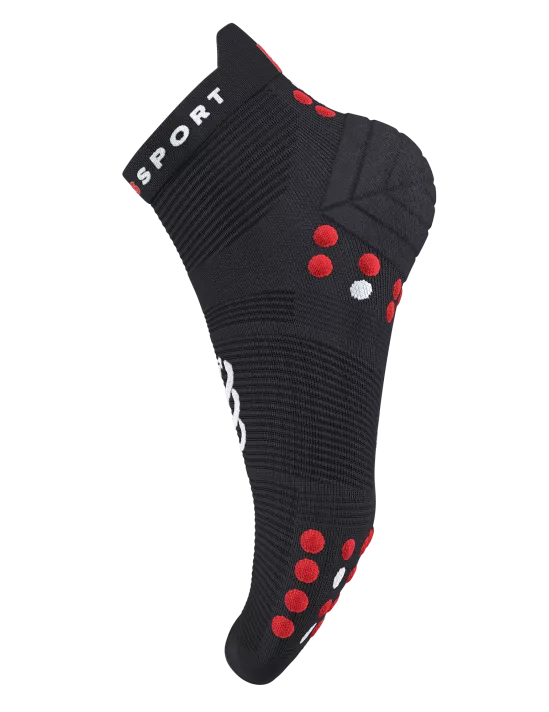 Pro Racing Socks RUN LOW v4.0 Black/Red