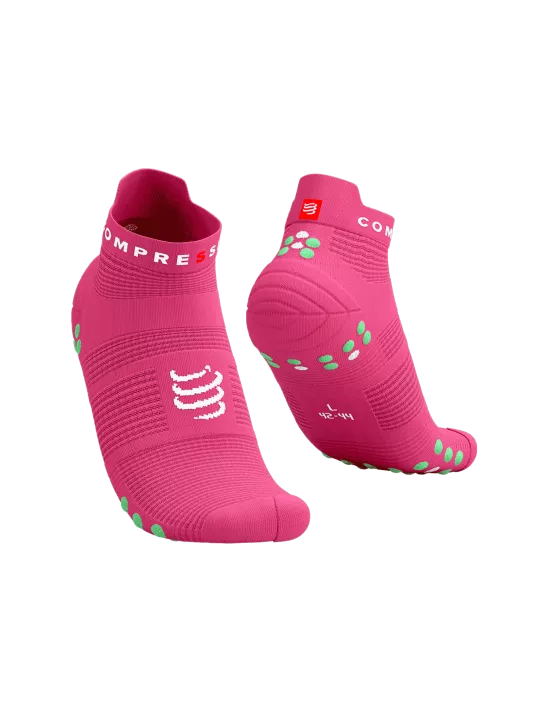 Pro Racing Socks RUN LOW v4.0 Hot Pink/ Summer Green