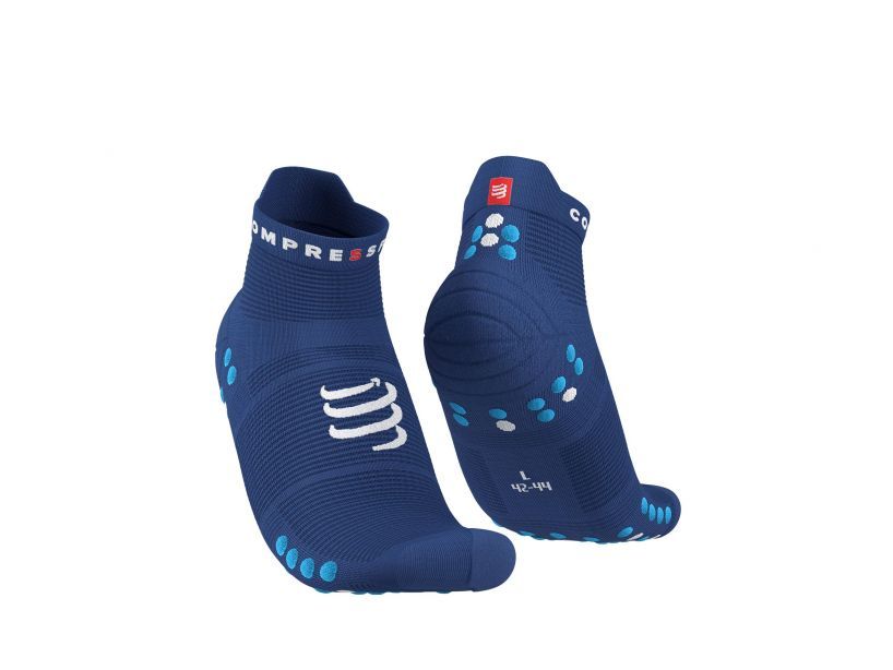 Pro Racing Socks RUN LOW v4.0 Sodalite/ Fluo Blue