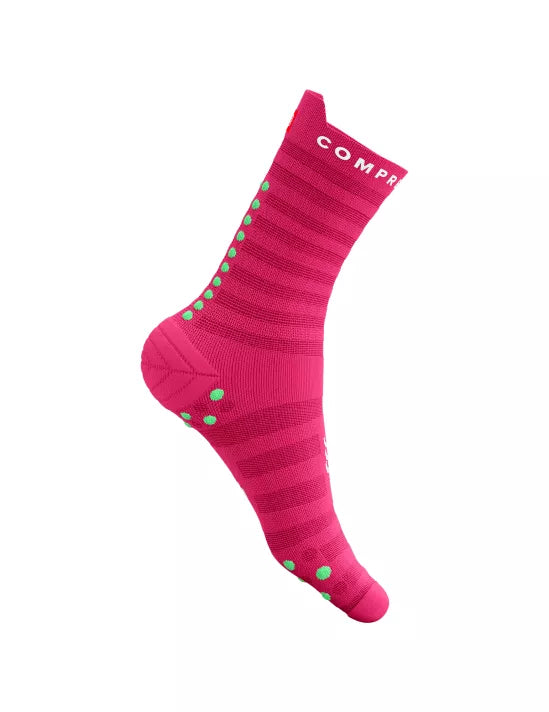 Pro Racing Socks Run High ULTRALIGHT v4.0 Hot Pink/Summer Green