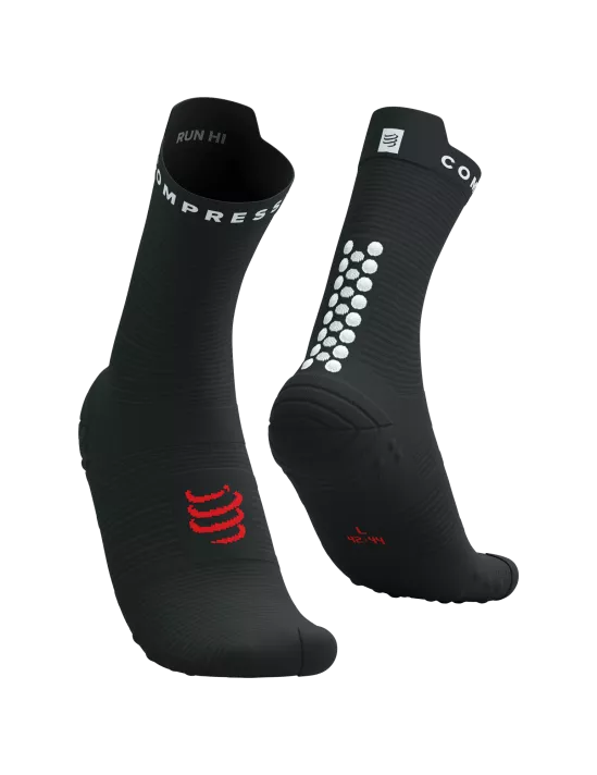 Pro Racing Socks RUN HIGH V4.0 Black White/Core Red