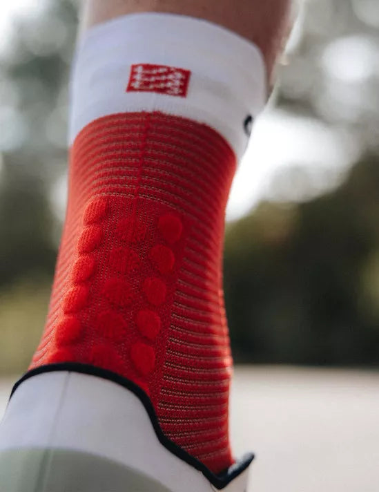 Pro Racing Socks RUN HIGH V4.0 Core Red/ White Black