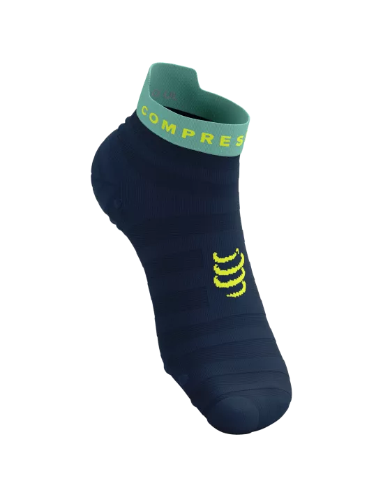 Pro Racing Socks Run Low ULTRALIGHT v4.0 Dess Bues/Eggshell Blue/Green Sheen