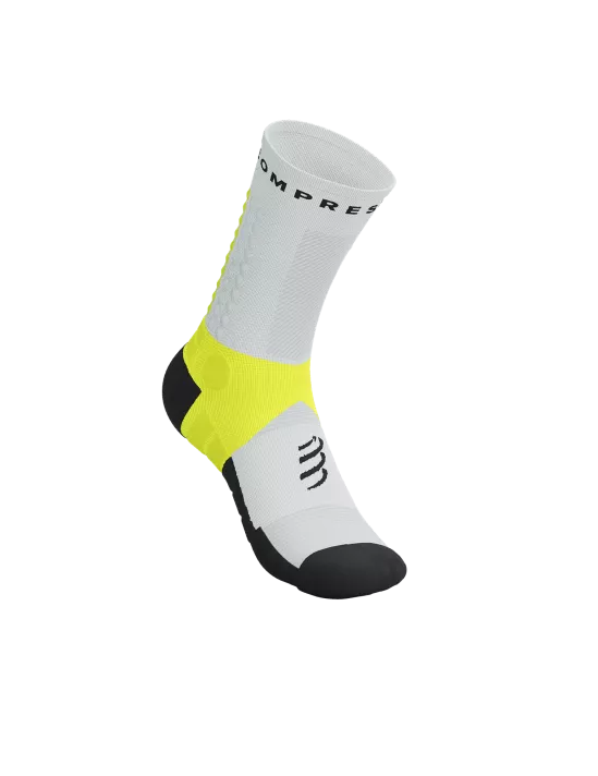 Ultra Trail Socks V2.0 White Black/Safety Yellow