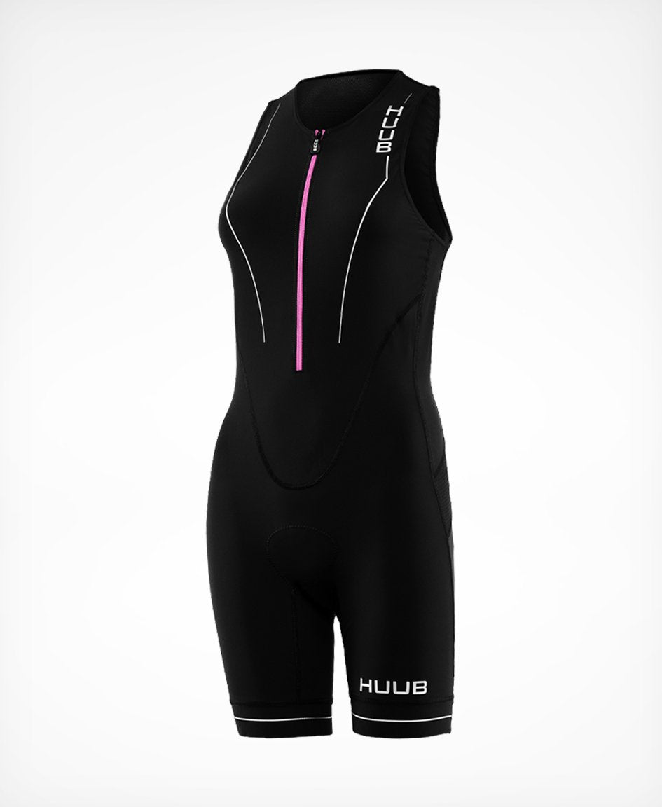 Tri Suit Mujer Aura Tri Suit Black/Purple - HUUB