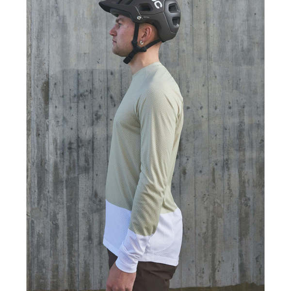 Polera Mtb Pure Ls Jersey Prehnite Green/Hydrogen White