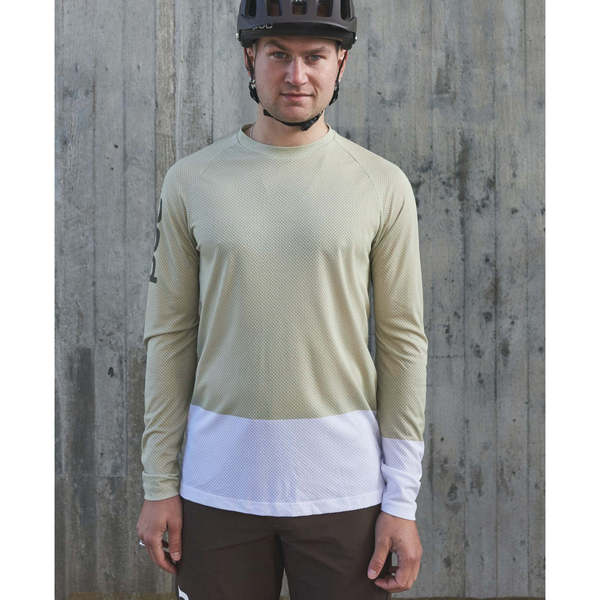 Polera Mtb Pure Ls Jersey Prehnite Green/Hydrogen White