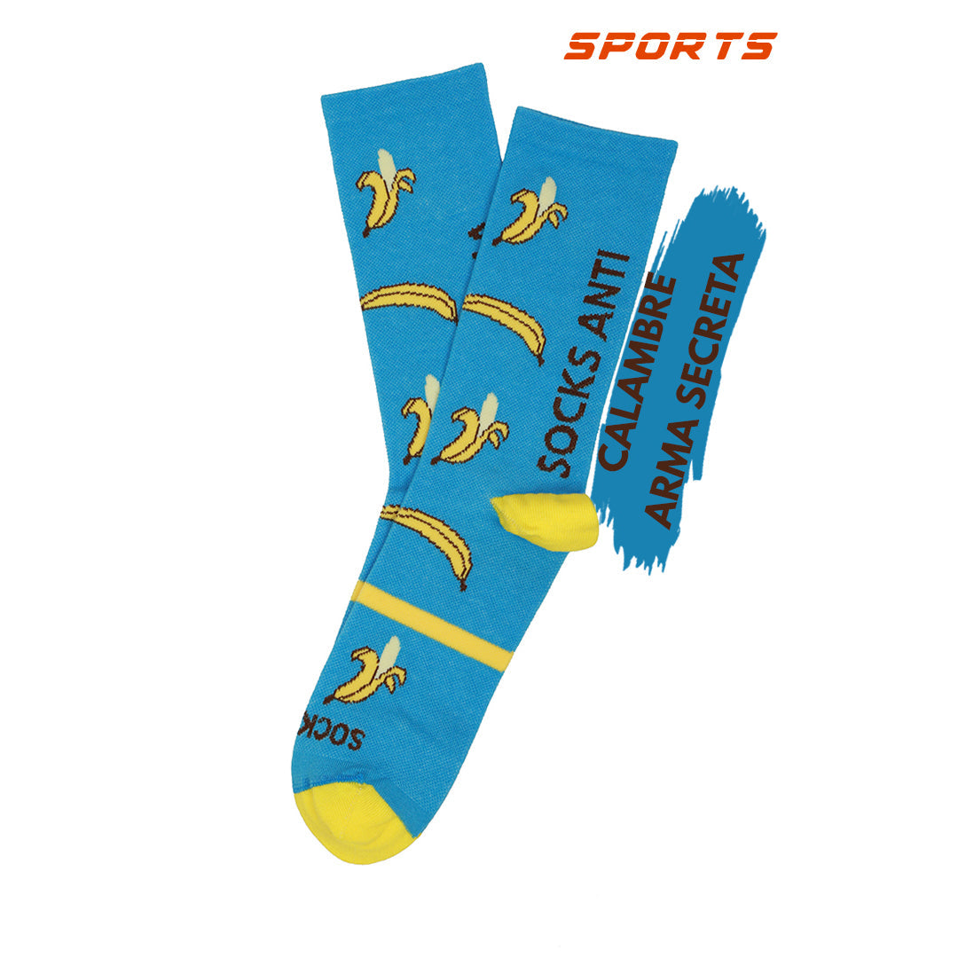 Calcetines deportivos - Plátano Celeste - Socks Lab